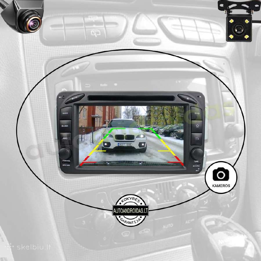 Mercedes Benz C W203 1996-08 Android multimedia Bt - nuotraukos Nr. 7