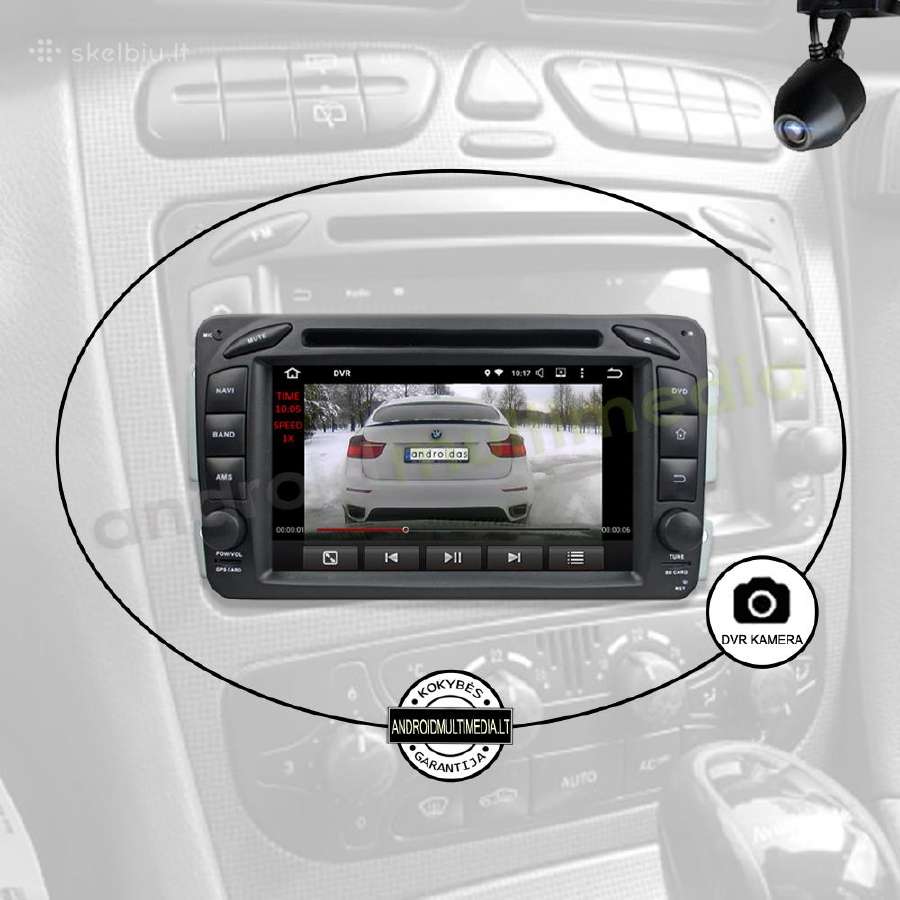 Mercedes Benz C W203 1996-08 Android multimedia Bt - nuotraukos Nr. 8