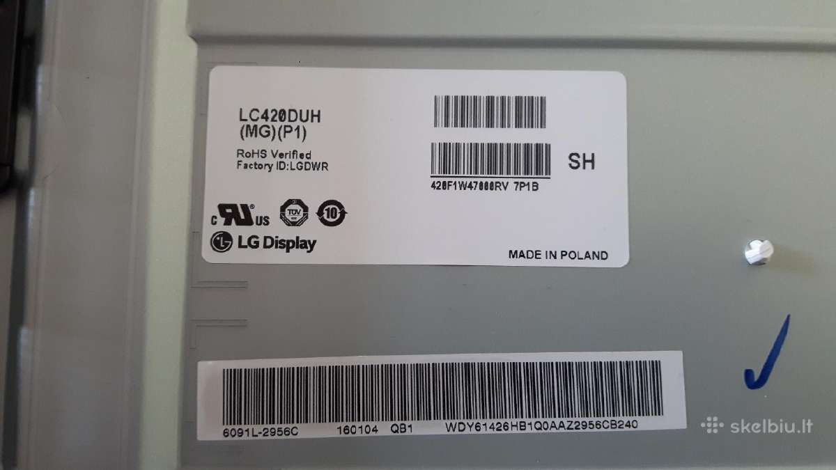 LG 47sl8500 Lc470wud (SB) (M4) Nr.12 (25,-eur - nuotraukos Nr. 30