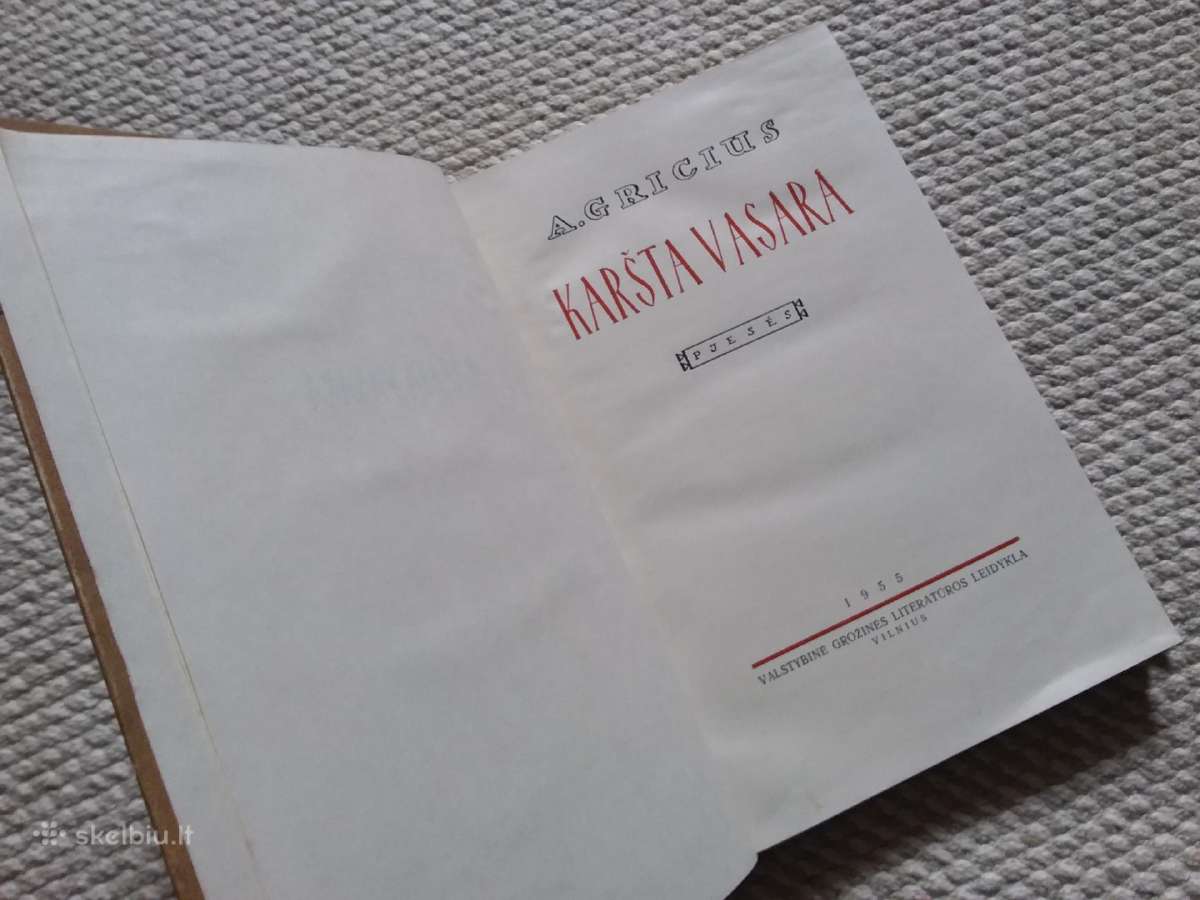 Karšta Vasara Augustinas Gricius 1955 m. - nuotraukos Nr. 2