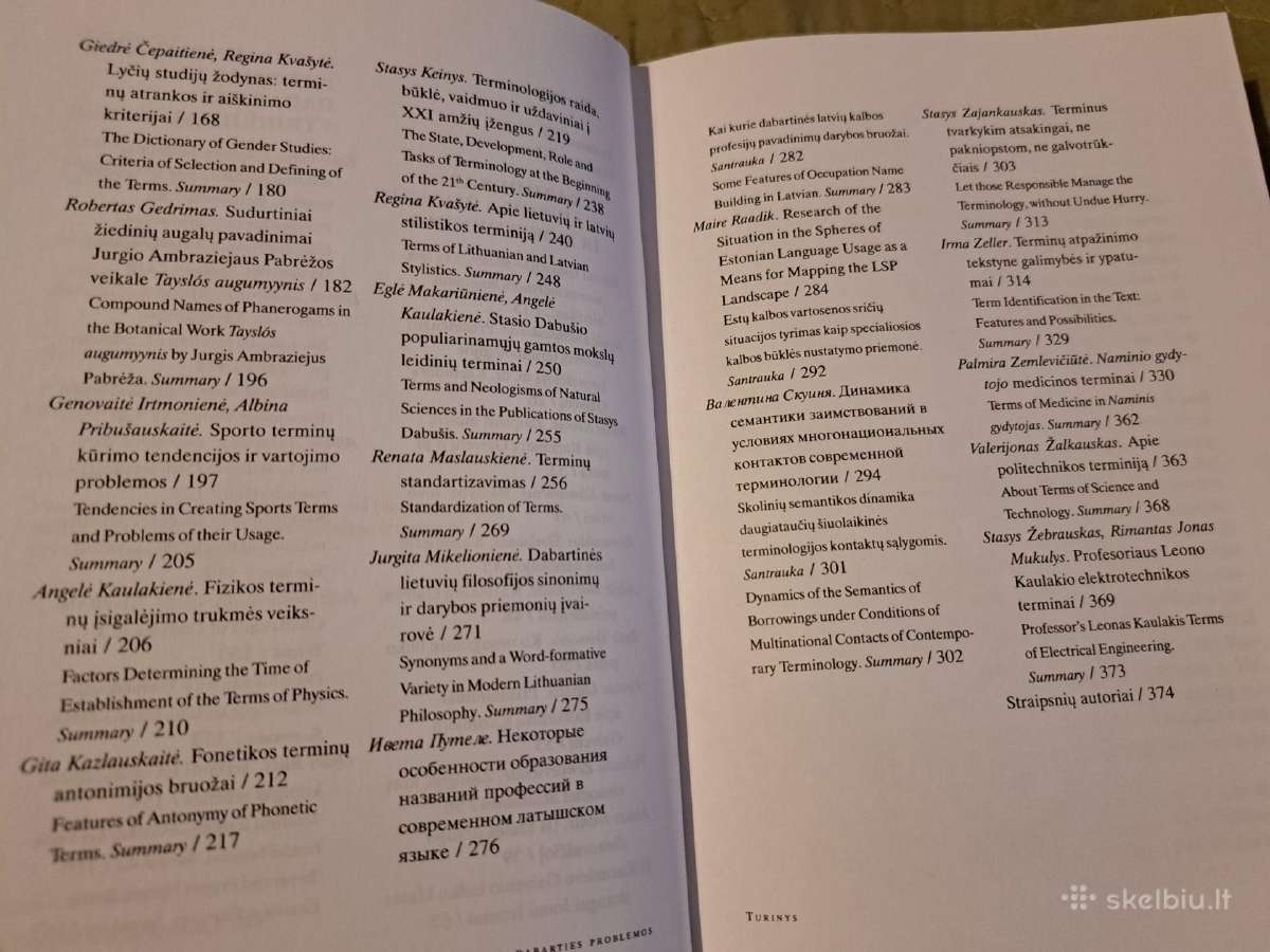 Terminologijos istorijos ir dabarties problemos - nuotraukos Nr. 4
