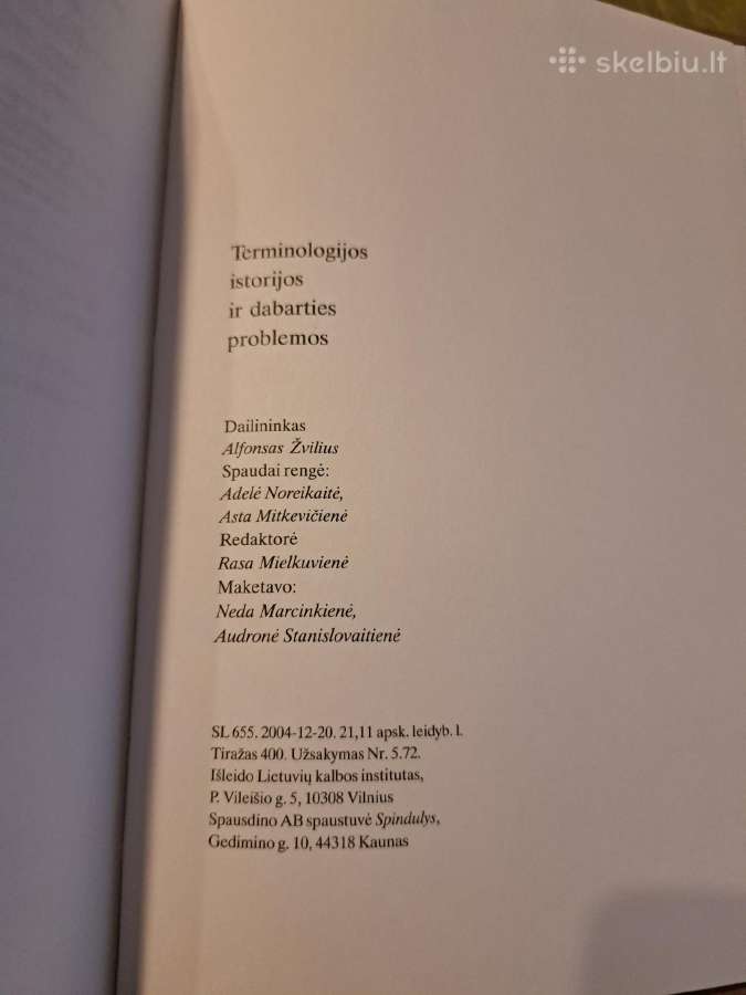 Terminologijos istorijos ir dabarties problemos - nuotraukos Nr. 5