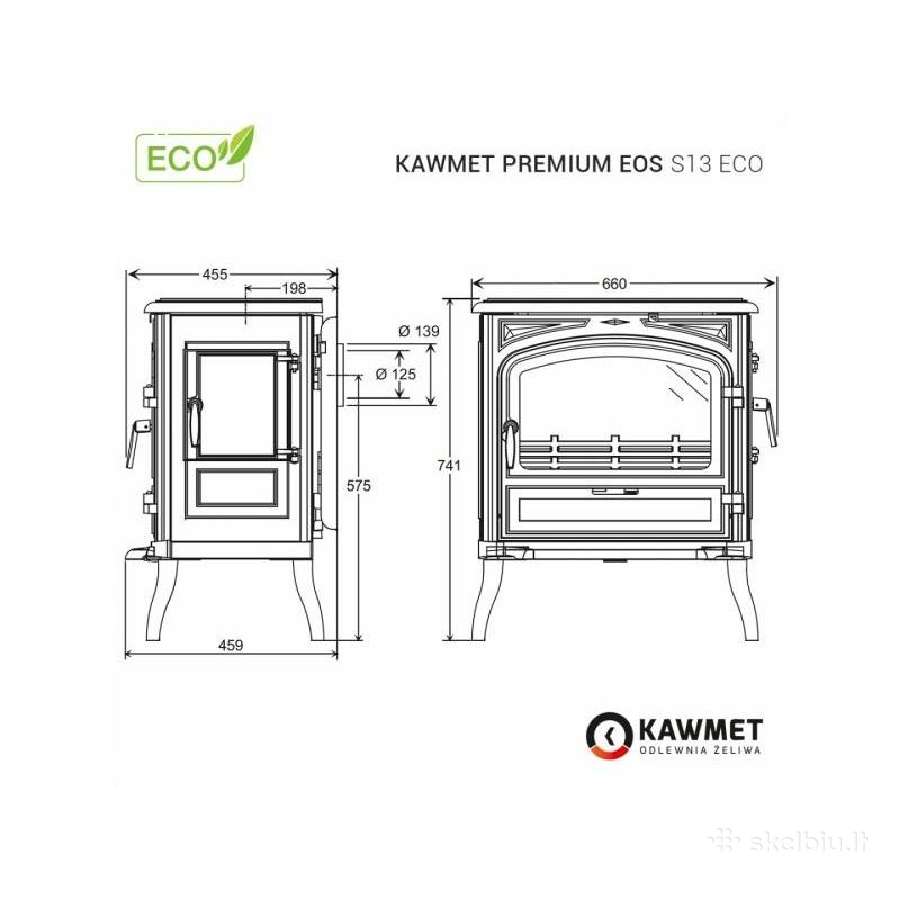 Ketaus krosnelė Kawmet Premium EOS S13 Eco - nuotraukos Nr. 10