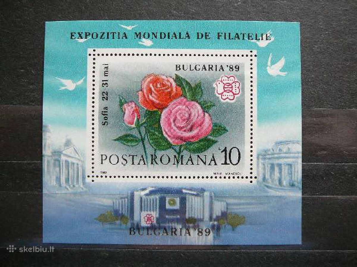 Rozes Geles Rumunija 1989 Mnh rm4546