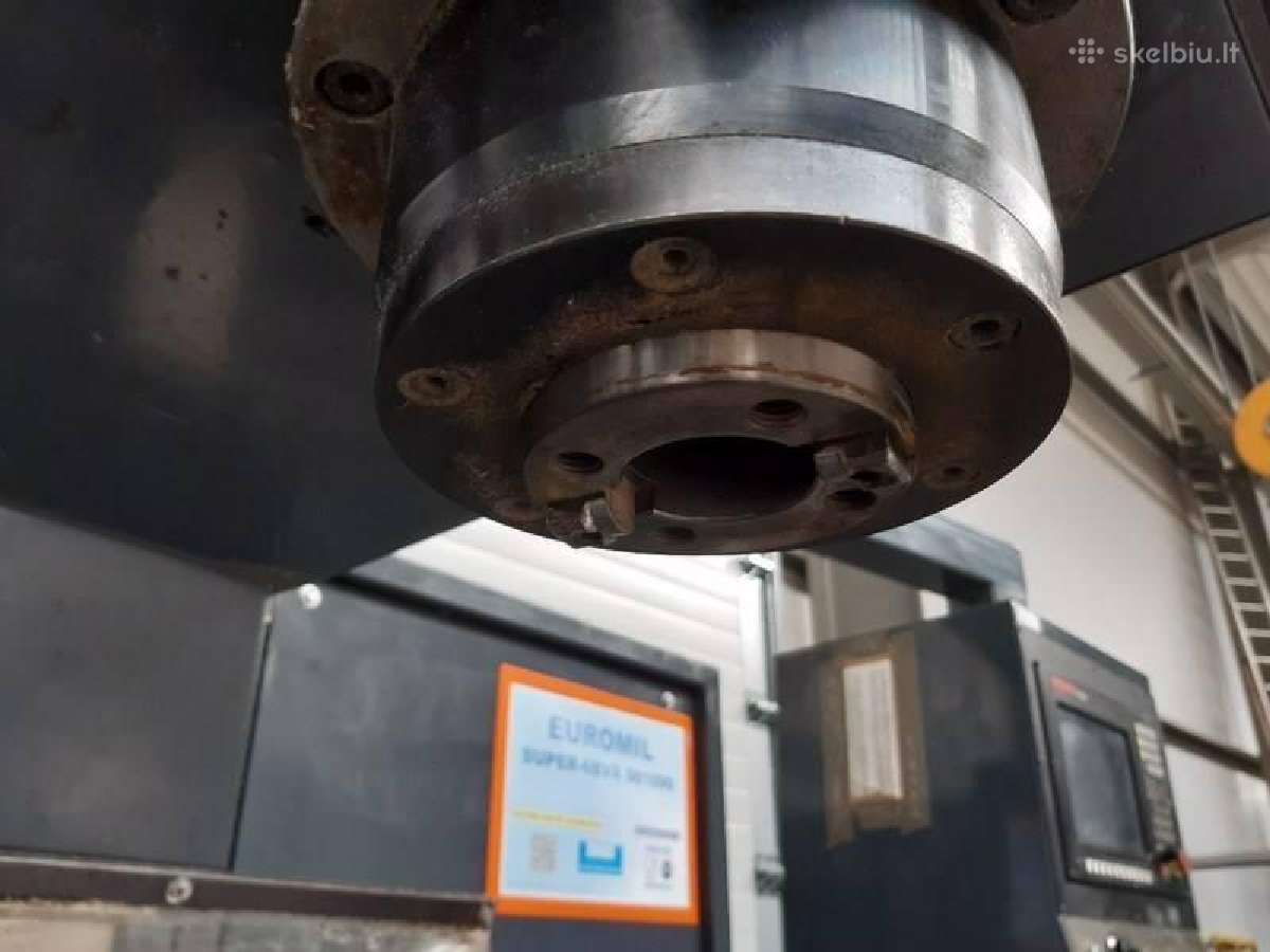 CNC Metalo frezavimo staklės Euro Mill "Super 6bvx - nuotraukos Nr. 4