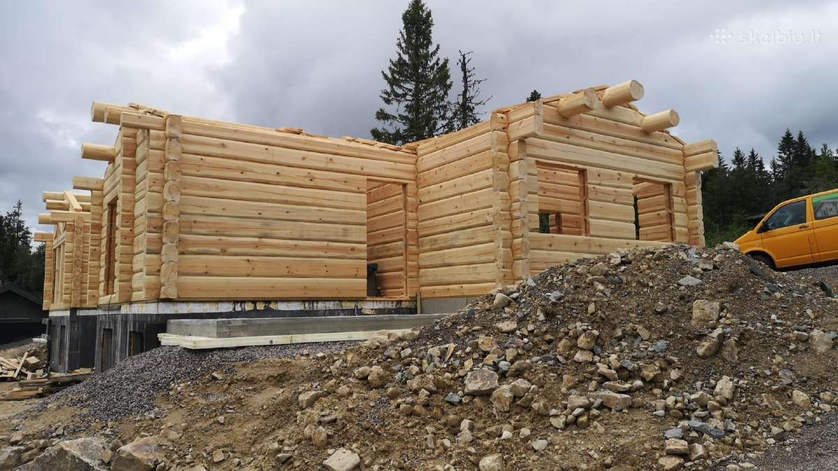 Rąstiniai-skydiniai,karkasiniai namai,pirtys. - nuotraukos Nr. 18
