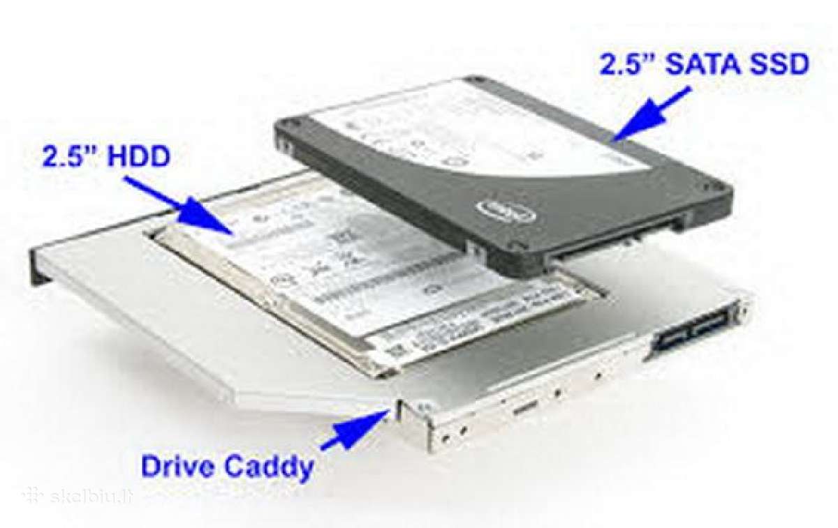 Nešiojamų kompiuterių HDD,SSD, adapteriai - nuotraukos Nr. 6