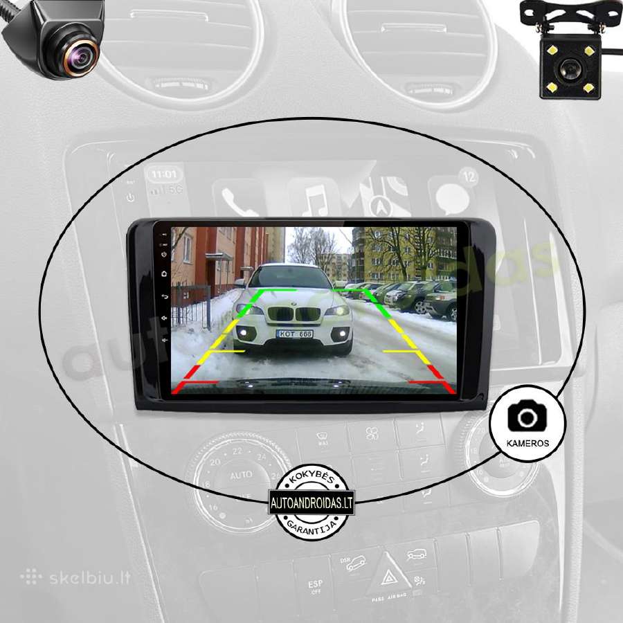 Mercedes Ml W164 Gl X164 Android multimedia 2007+ - nuotraukos Nr. 7