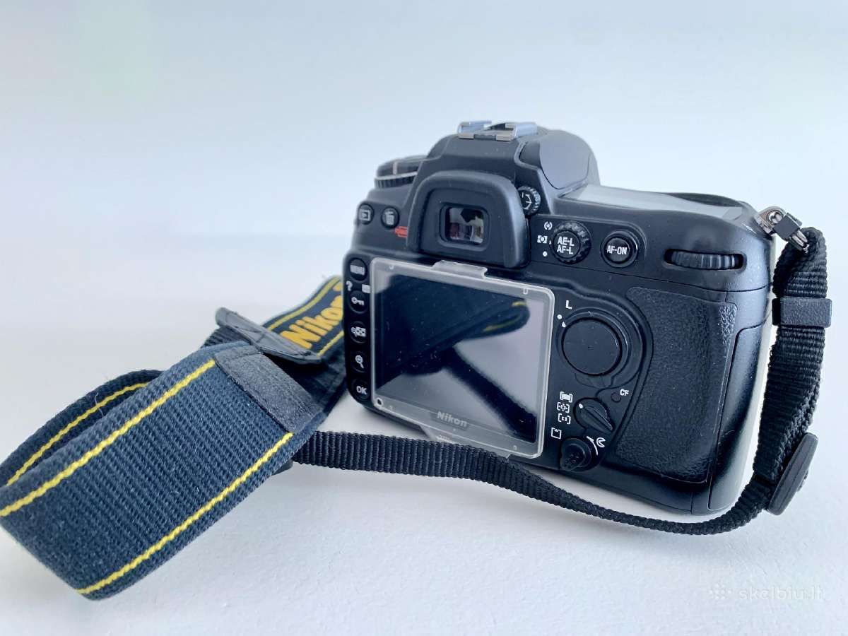 Nikon fotoaparatas su 3 objektyvais ir kita įranga - nuotraukos Nr. 4