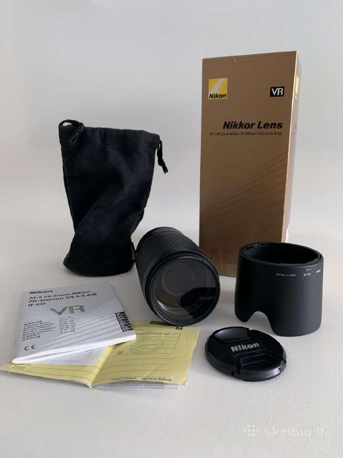 Nikon fotoaparatas su 3 objektyvais ir kita įranga - nuotraukos Nr. 7