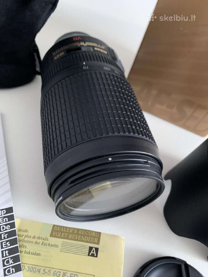 Nikon fotoaparatas su 3 objektyvais ir kita įranga - nuotraukos Nr. 9
