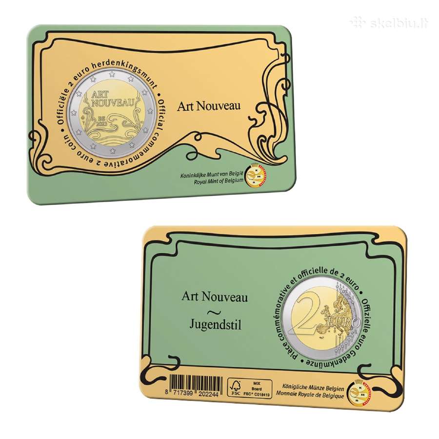 Belgija 2023 Art Nouveau modernas - nuotraukos Nr. 5
