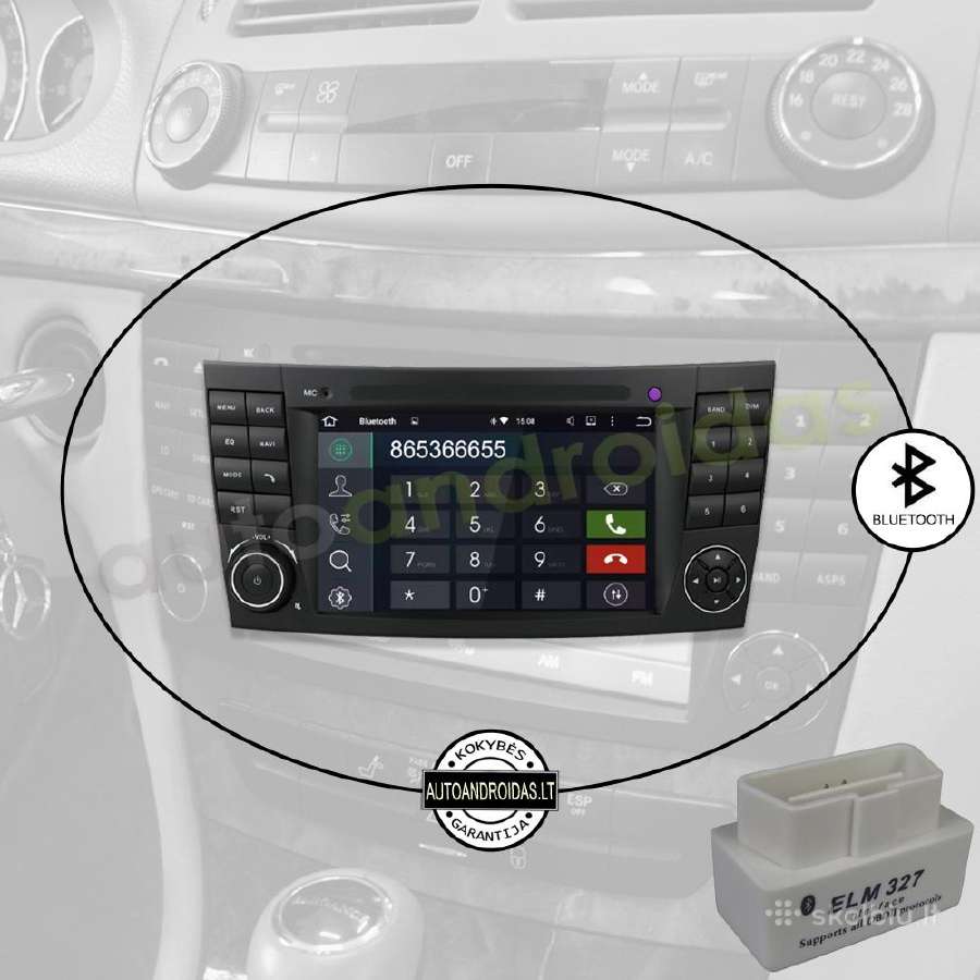 Mercedes E W211 Cls W219 Android multimedia GPS - nuotraukos Nr. 5