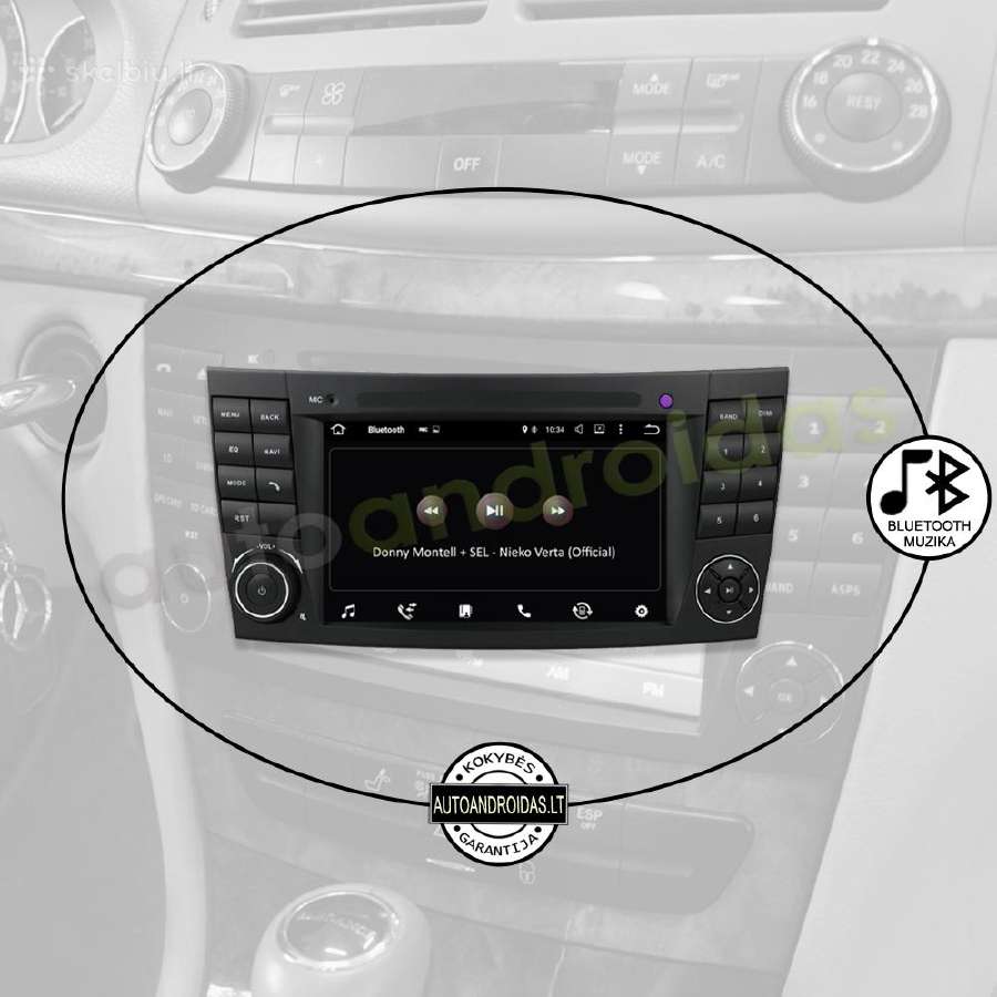 Mercedes E W211 Cls W219 Android multimedia GPS - nuotraukos Nr. 6