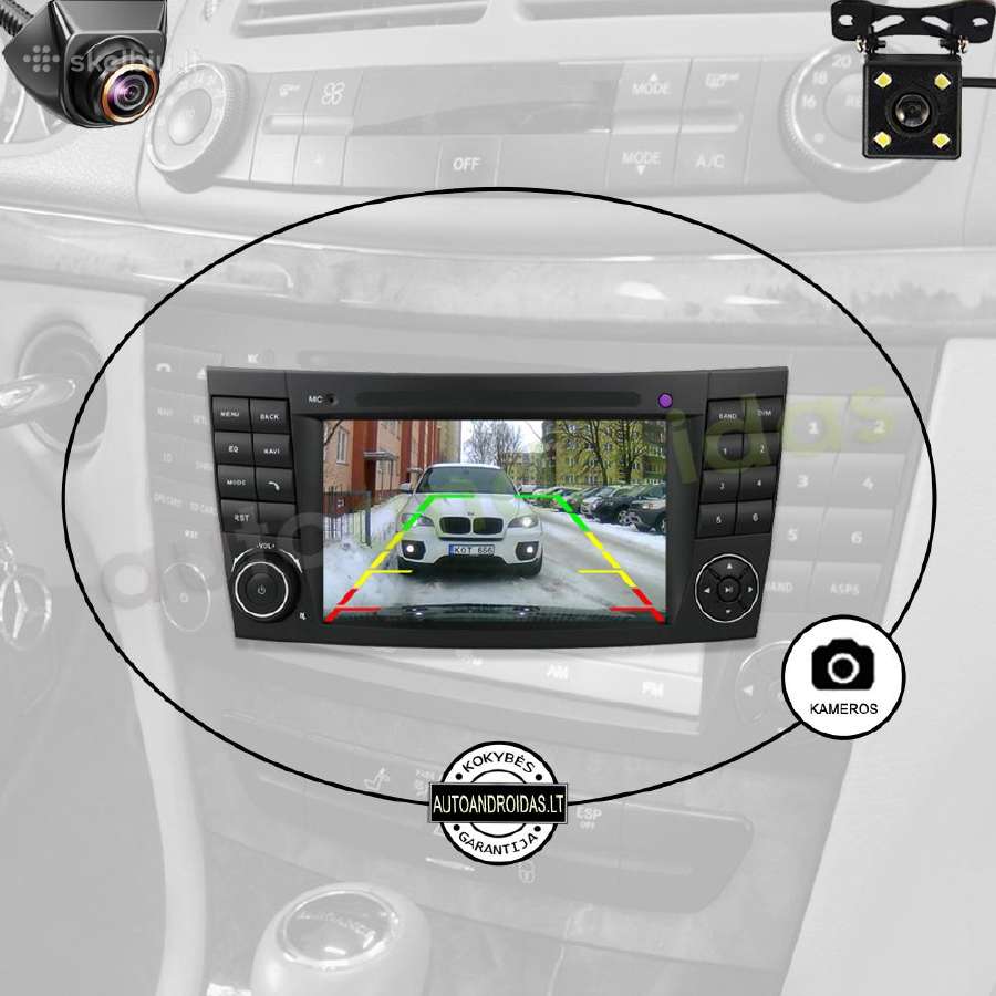 Mercedes E W211 Cls W219 Android multimedia GPS - nuotraukos Nr. 7