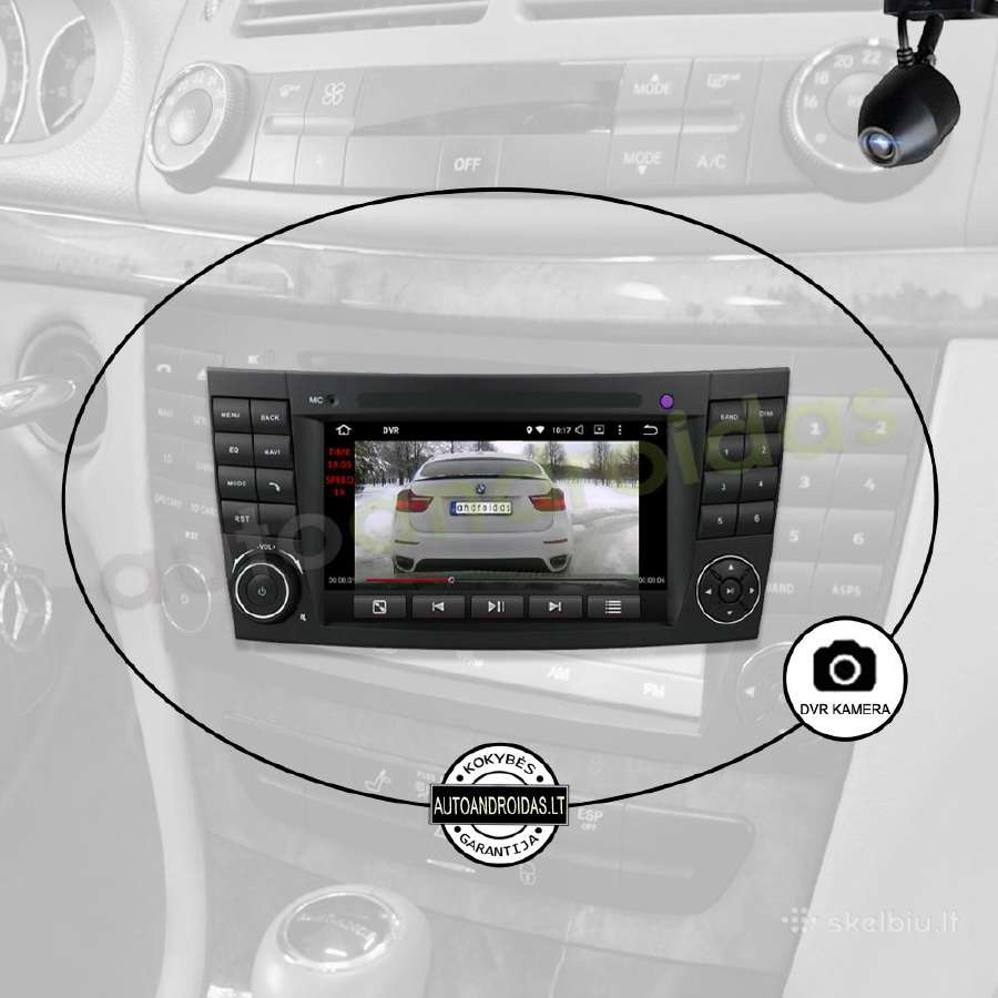 Mercedes E W211 Cls W219 Android multimedia GPS - nuotraukos Nr. 8