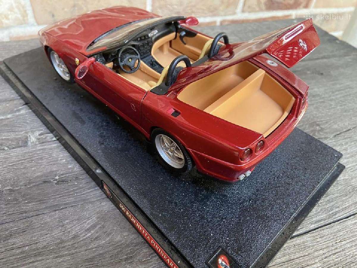 Hot wheels 1:18 Ferrari 550 Barchetta Pininfarina - nuotraukos Nr. 7