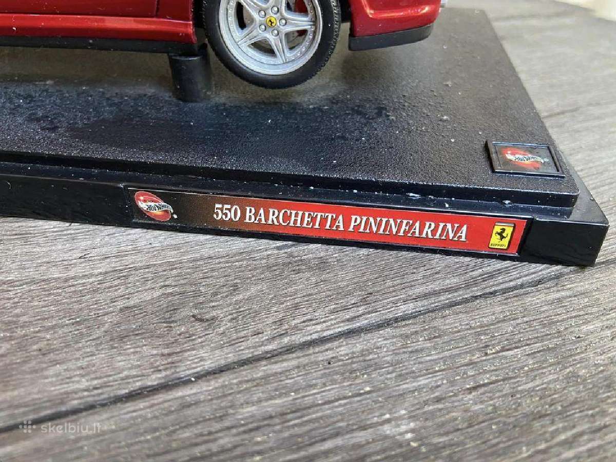 Hot wheels 1:18 Ferrari 550 Barchetta Pininfarina - nuotraukos Nr. 8
