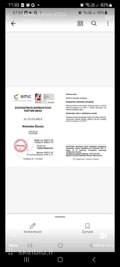 Elektriko paslaugos Klaipėda - nuotraukos Nr. 5