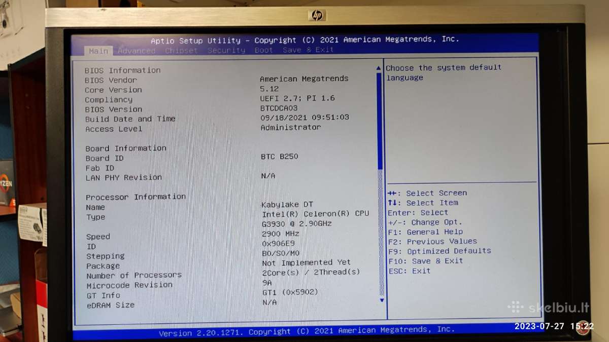 12 Gpu B250 Btc-12p Mining Motherboard + Cpu - nuotraukos Nr. 7