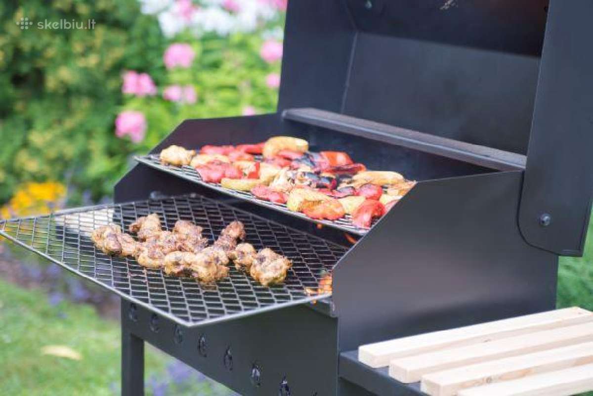 Bbq malkinis grilis su dangčiu - nuotraukos Nr. 3