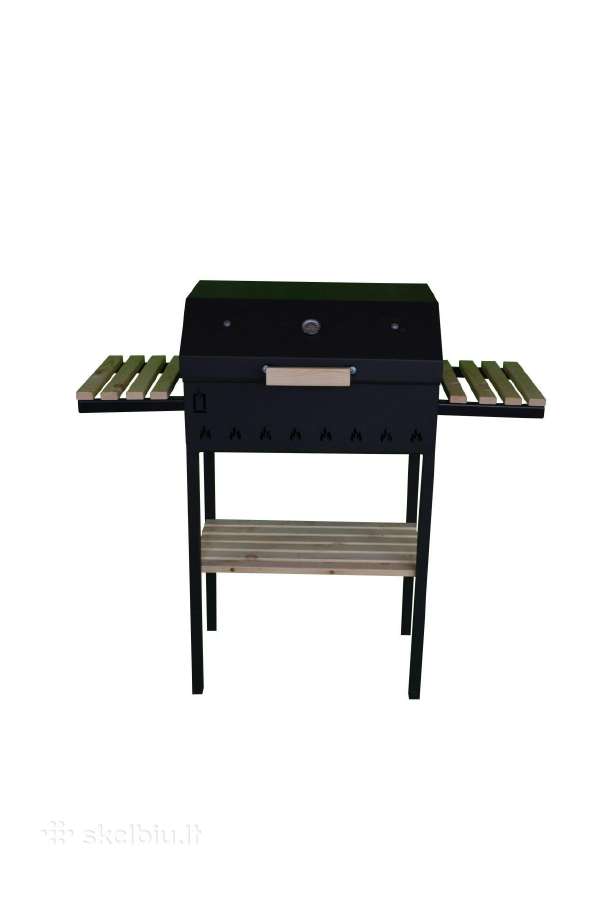 Bbq malkinis grilis su dangčiu