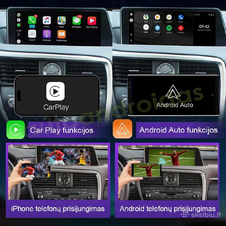 Lexus Carplay, Android Auto original multimedijoje - nuotraukos Nr. 3