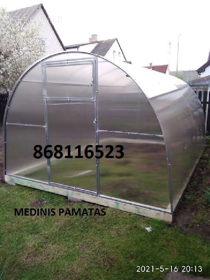 Šiltnamių surinkimas-montavimas. Atnaujinimas