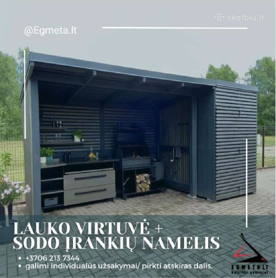 Pavėsinės /stoginės/lauko virtuvės/ - nuotraukos Nr. 10