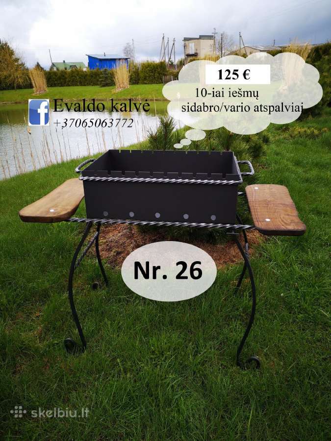 Šašlykinės,voratinkliai.sviestuvai.lauko baldai. - nuotraukos Nr. 13