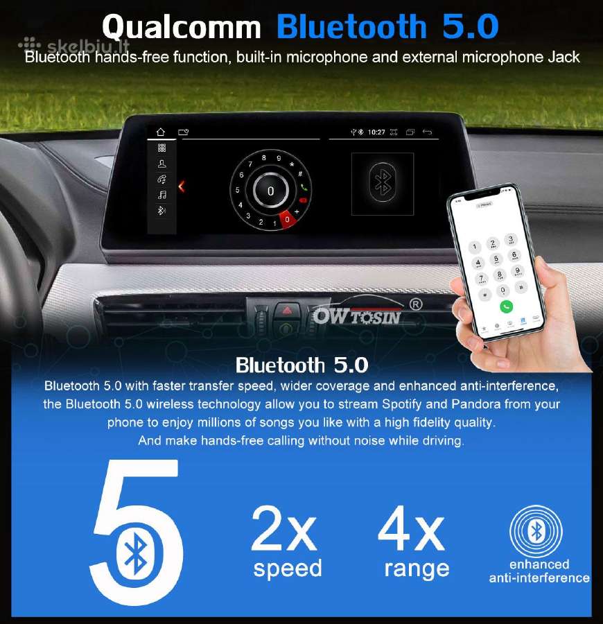 Bmw 5 G30 G31 G32 android multimedija - nuotraukos Nr. 27