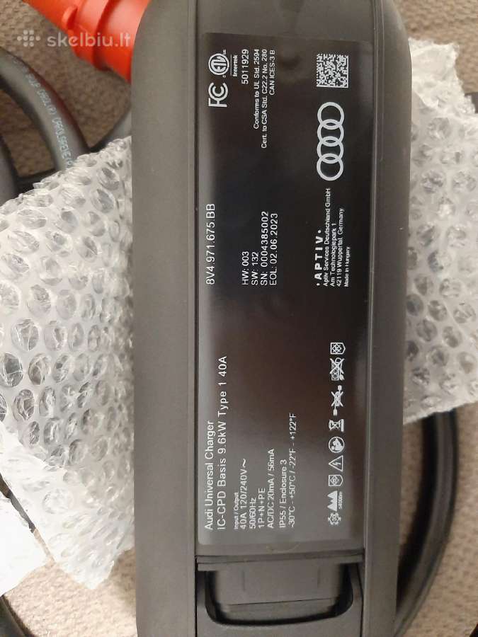 Audi E tron sieninis Įkroviklis-stotele type 1 - nuotraukos Nr. 4
