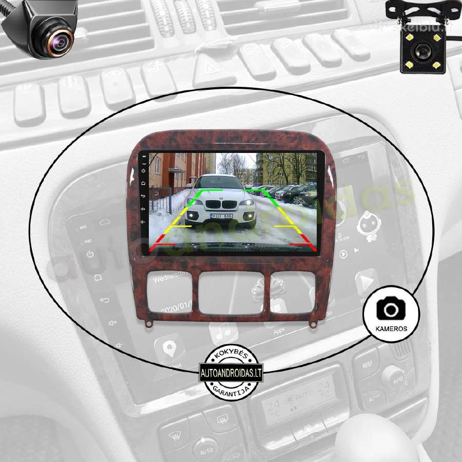Mercedes S W220 1998-05 Android multimedia GPS/bt - nuotraukos Nr. 7