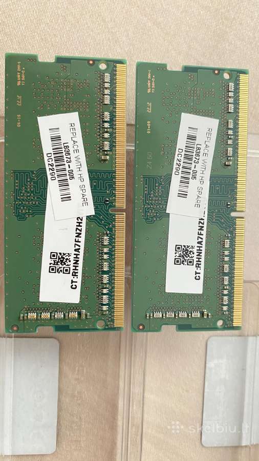 8 GB RAM (2x4gb ) Ddr4 3200 Sodimm Samsung. - nuotraukos Nr. 2