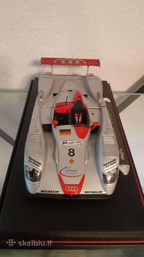 Audi R8-r Le Mans Mastelis: 1:18 sportinis - nuotraukos Nr. 3