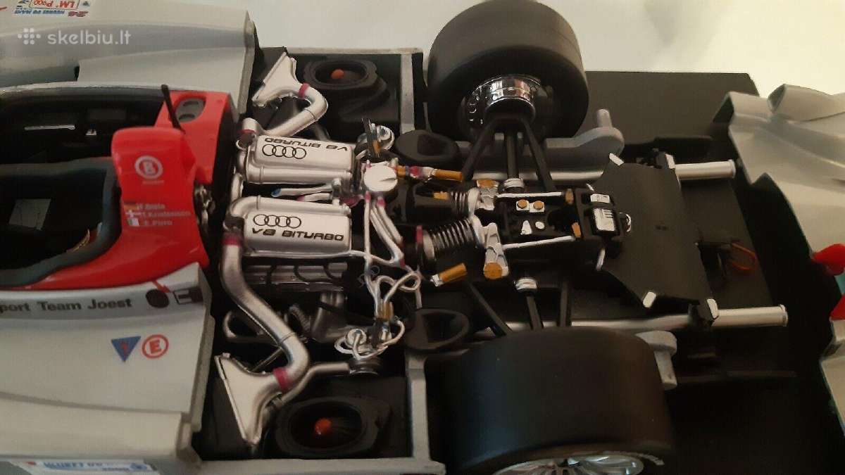Audi R8-r Le Mans Mastelis: 1:18 sportinis - nuotraukos Nr. 5