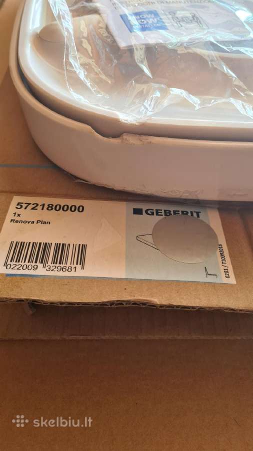 Unitazo dangtis Geberit Renova Plan 572.180 - nuotraukos Nr. 3