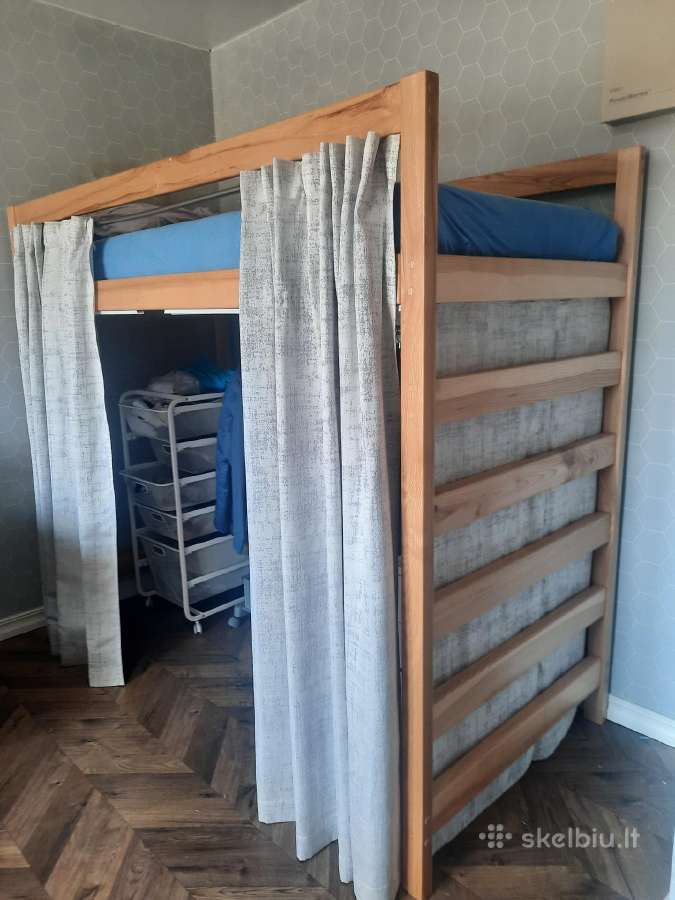 Aukšta lova čiužiniui 90*200 - nuotraukos Nr. 2