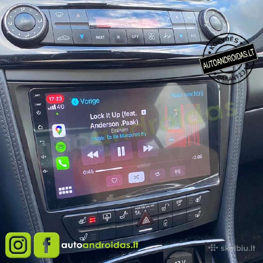 Mercedes Clc W209 E W211 Android multimedia GPS 9"