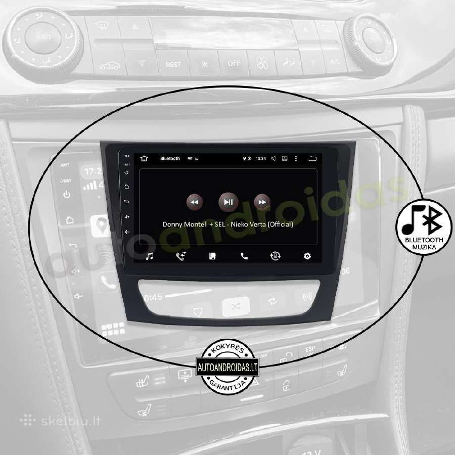 Mercedes Clc W209 E W211 Android multimedia GPS 9" - nuotraukos Nr. 6