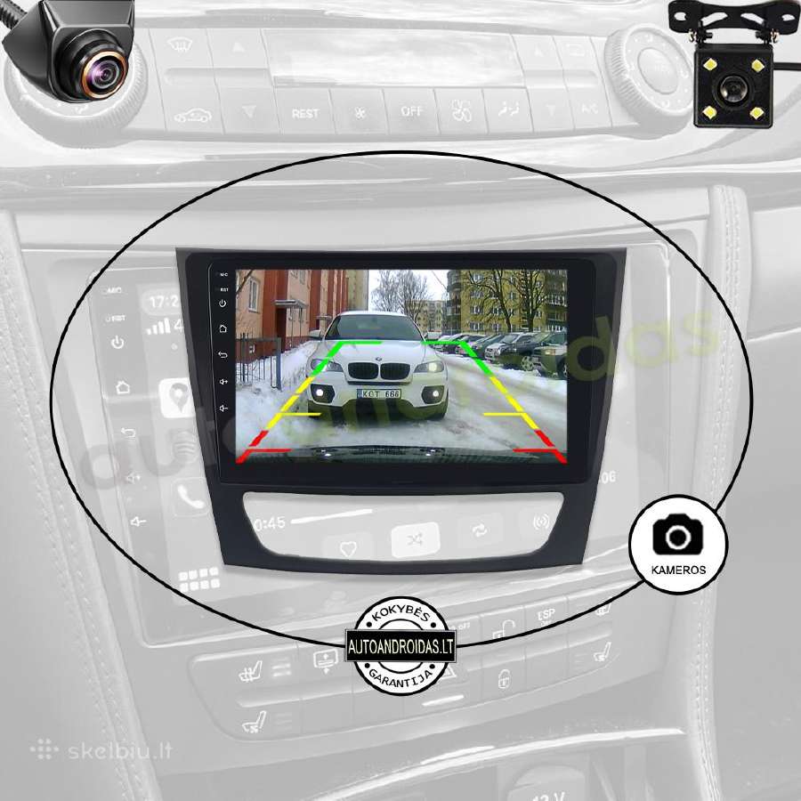 Mercedes Clc W209 E W211 Android multimedia GPS 9" - nuotraukos Nr. 7