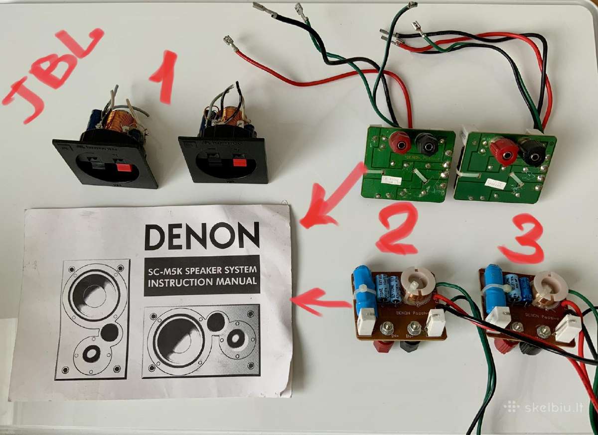 Jbl Denon Filtrai kolonėlių garsiakalbių