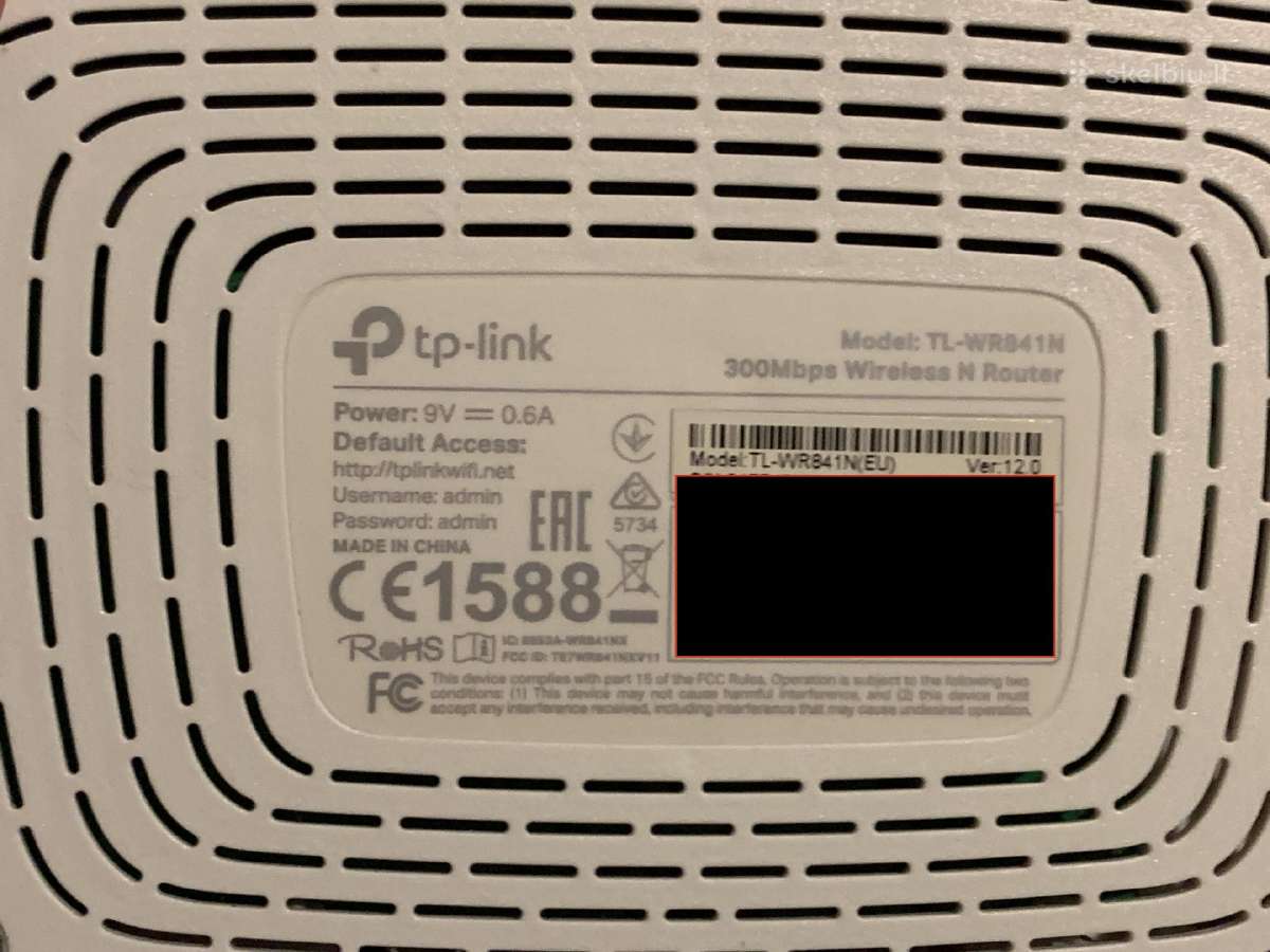 Tp-link Tl-wr841n - nuotraukos Nr. 4