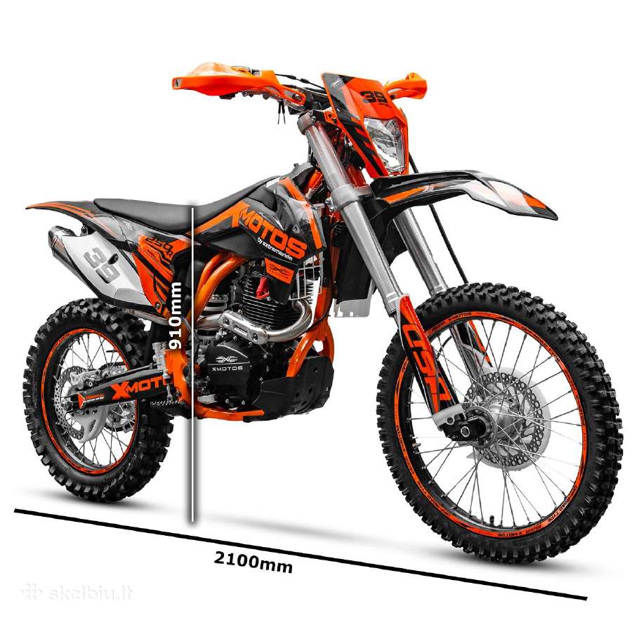 Krosinis motociklas X-motos 21/18 250 cc - nuotraukos Nr. 3
