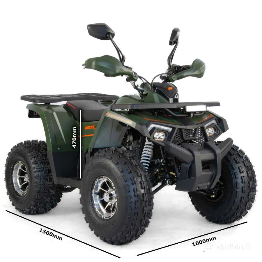 Benzininis keturratis Tao Motor Fourcraft 125 cc - nuotraukos Nr. 3