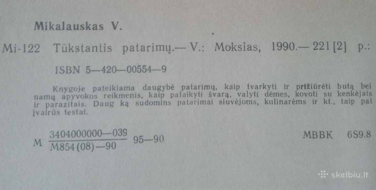 567. Tūkstantis Patarimų Mikalauskas V. - nuotraukos Nr. 2