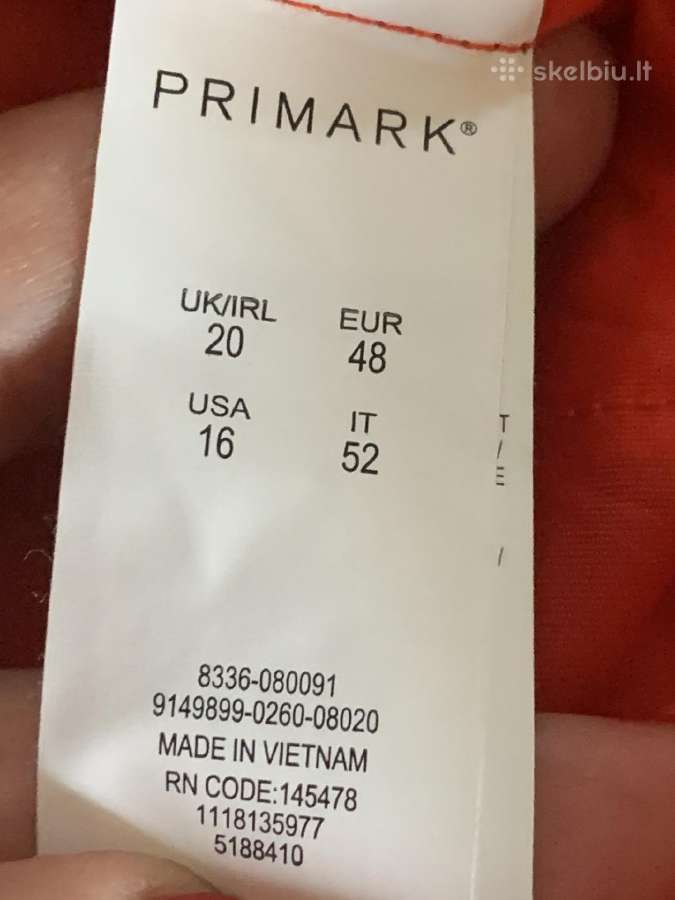 Ryškios spalvos Primark platesnio modelio kelnės - nuotraukos Nr. 8