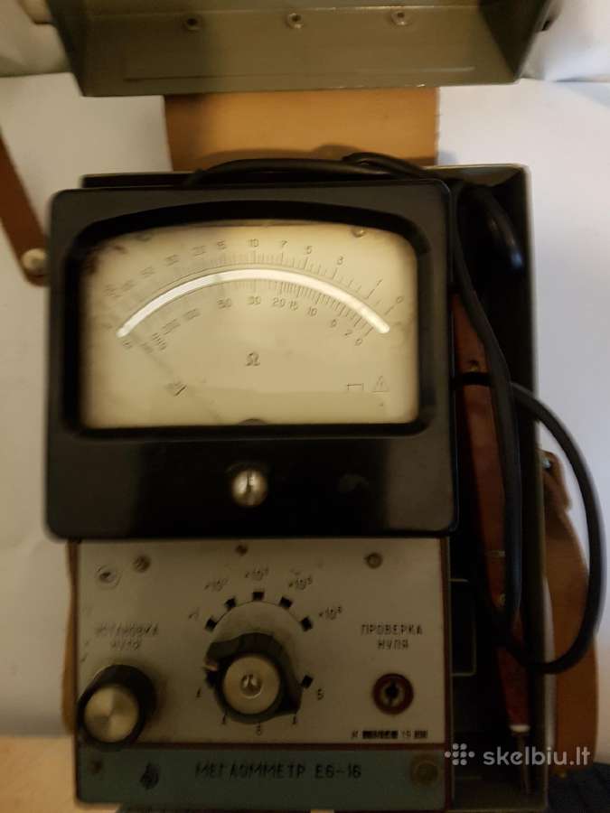 Megohmmeter E6-16 - nuotraukos Nr. 2