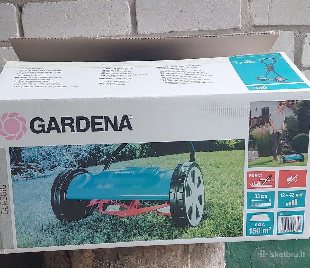 Mechaninė vejapjovė Gardena 330 - nuotraukos Nr. 4
