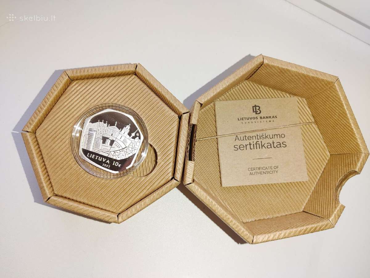 10 eurų - Viniui 700 metų - Vilniaus moneta - nuotraukos Nr. 3